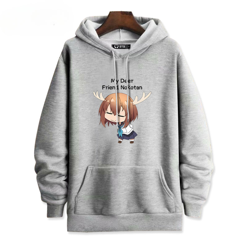 Women's Anime Graphic Print Loose Hoodie