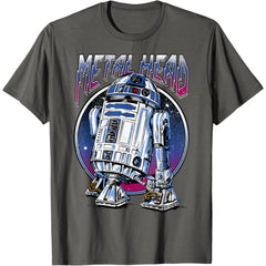 R2D2 Metal Head Vintage T-Shirt