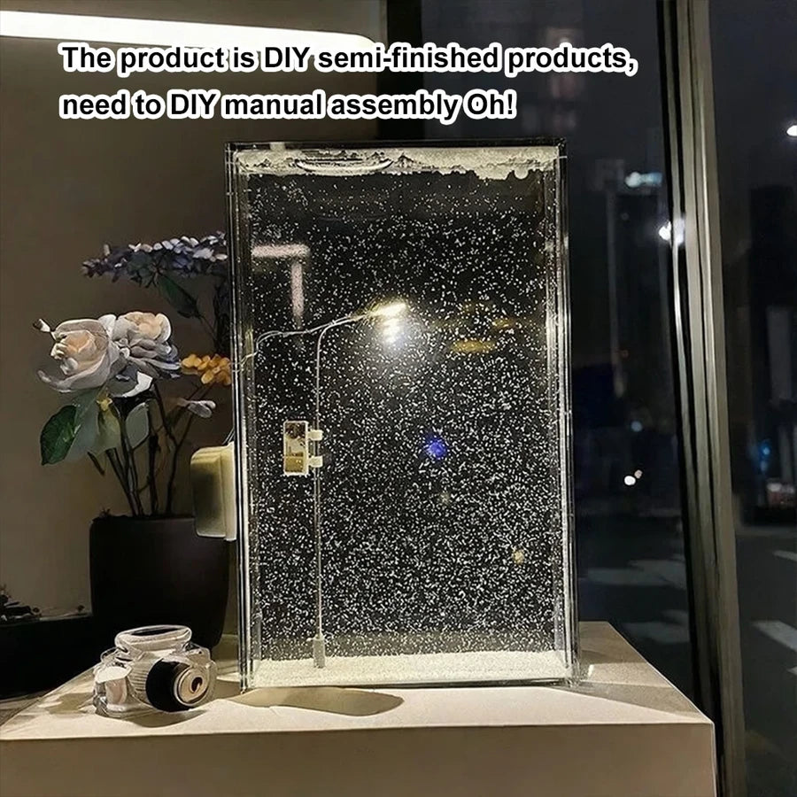 ⛇ Snowy Night DIY Lamp ❄️