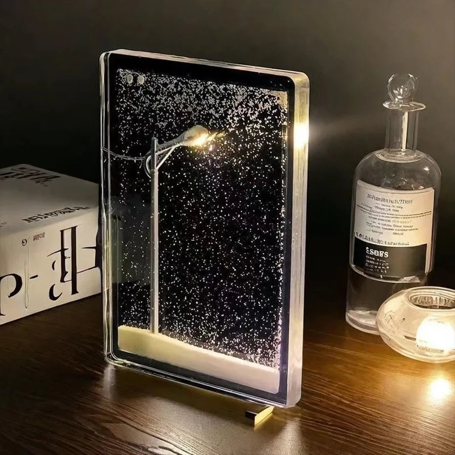 ⛇ Snowy Night DIY Lamp ❄️