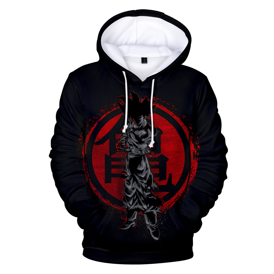 Unisex Anime 3D Print Cosplay Loose Hoodie