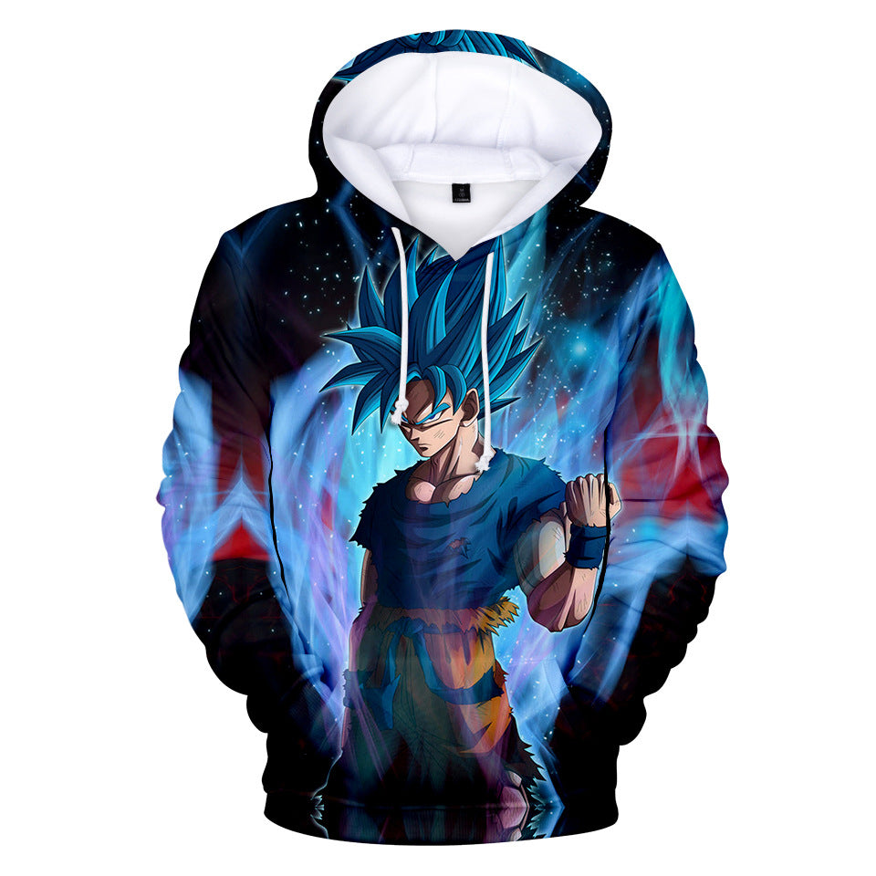 Unisex Anime 3D Print Cosplay Loose Hoodie