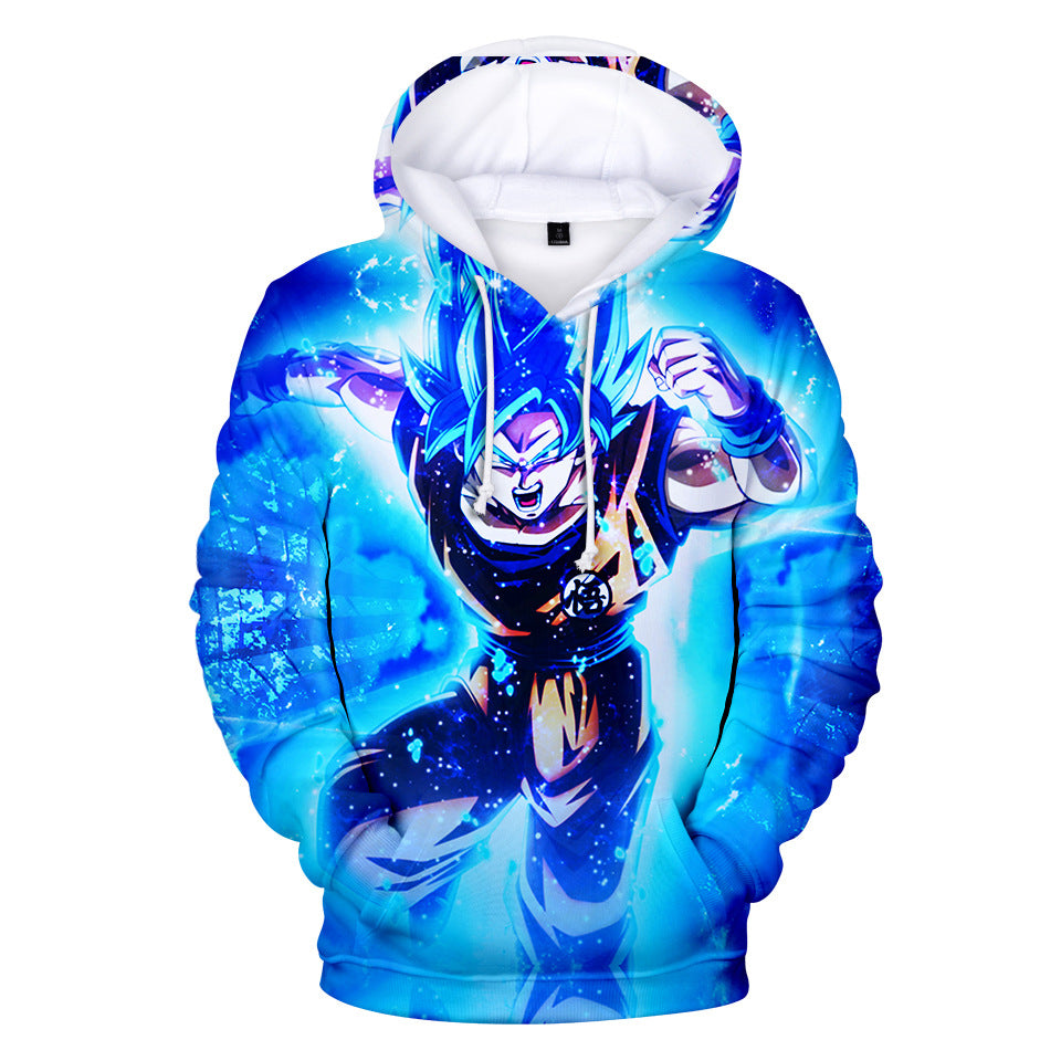 Unisex Anime 3D Print Cosplay Loose Hoodie