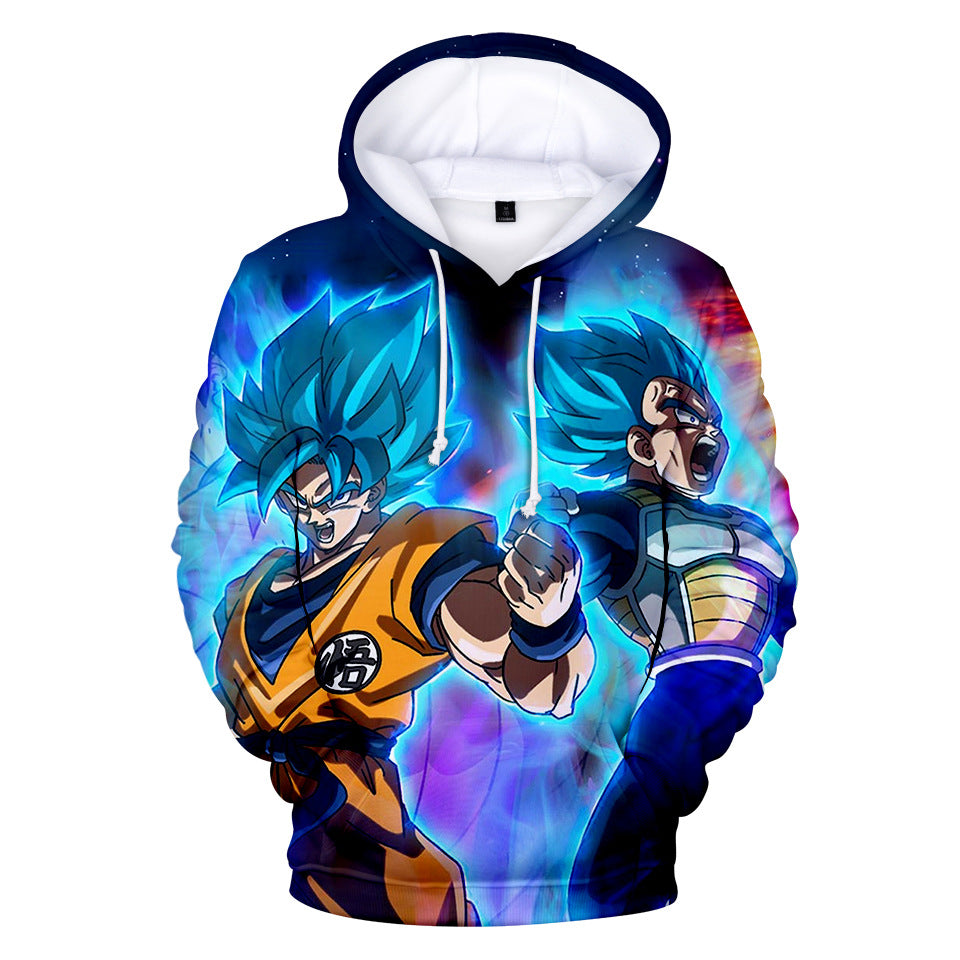 Unisex Anime 3D Print Cosplay Loose Hoodie