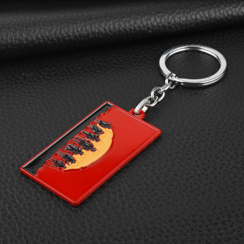 Game Logo Keychain Pendant Necklace