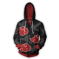 Unisex Anime 3D Print Zipper COSPLAY Hoodie