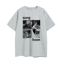 SUNGHOON Collage Print Short-sleeved T-shirt