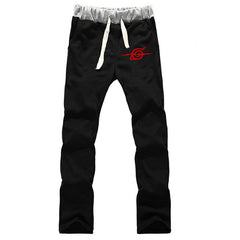 Unisex Kakashi Red Cloud Strappy Casual Pants