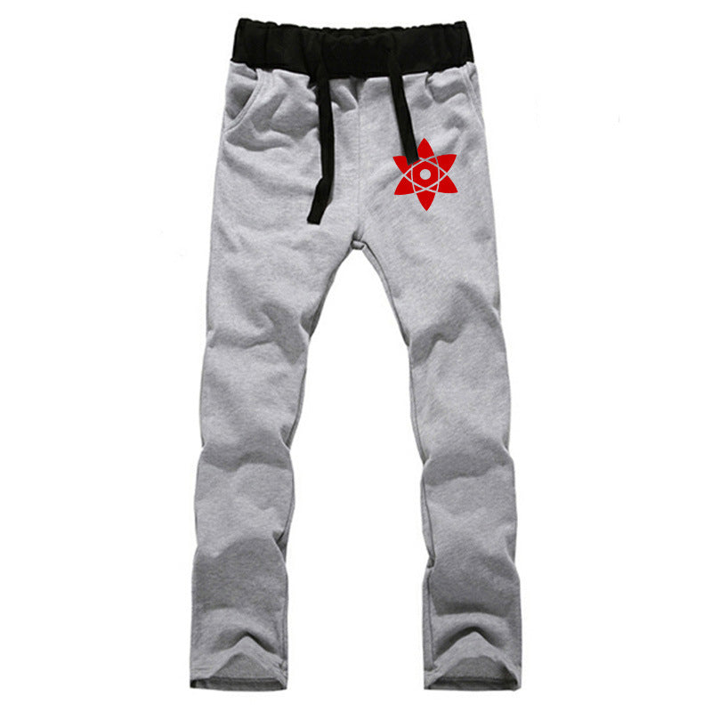 Unisex Kakashi Red Cloud Strappy Casual Pants