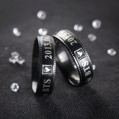 Trendy Kpop Stainless Steel Ring