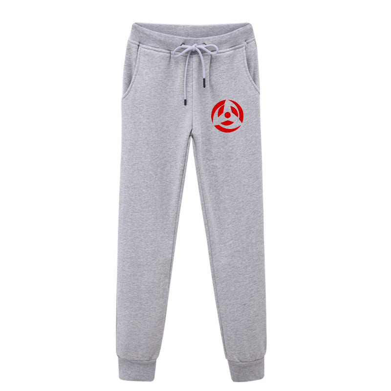 Unisex Kakashi Red Cloud Strappy Casual Pants