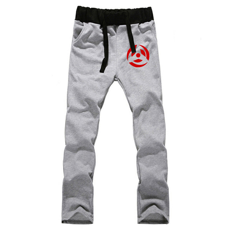 Unisex Kakashi Red Cloud Strappy Casual Pants