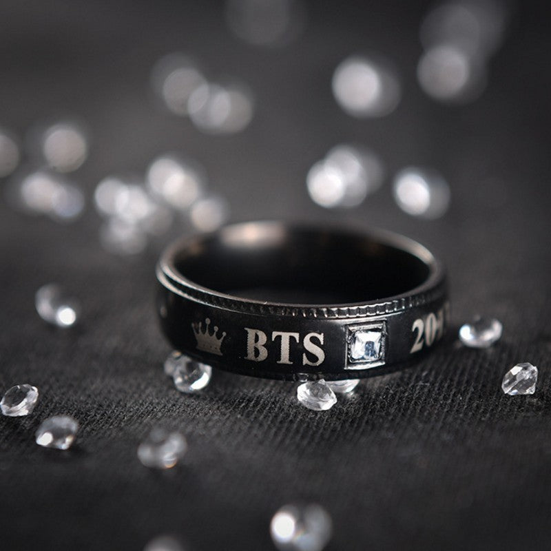 Trendy Kpop Stainless Steel Ring