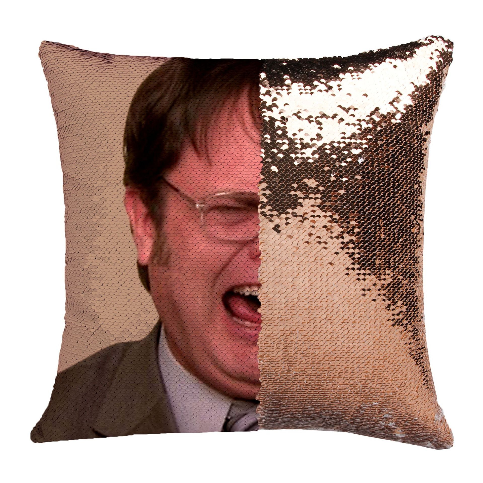 Dwight Sequined Printed Pillowcase Cover
