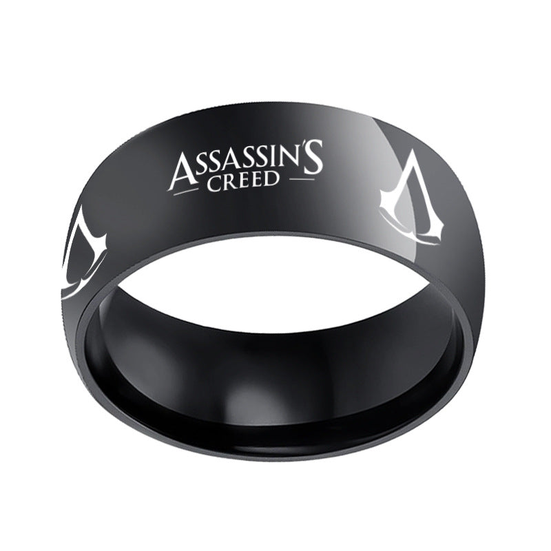 Men's Game Stainless Steel Ring