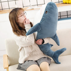 Cute Cartoon Shark Pillow Plush Toy