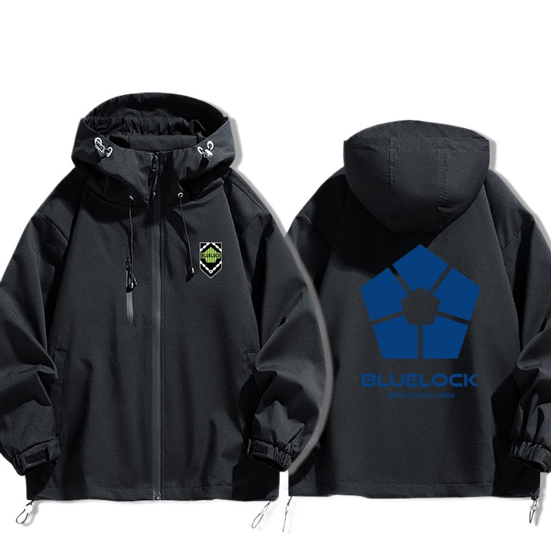 Nagi Anime Print Zipper Spring and Autumn Jacket