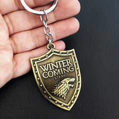 Stark Badge Logo  Keychain Pendant