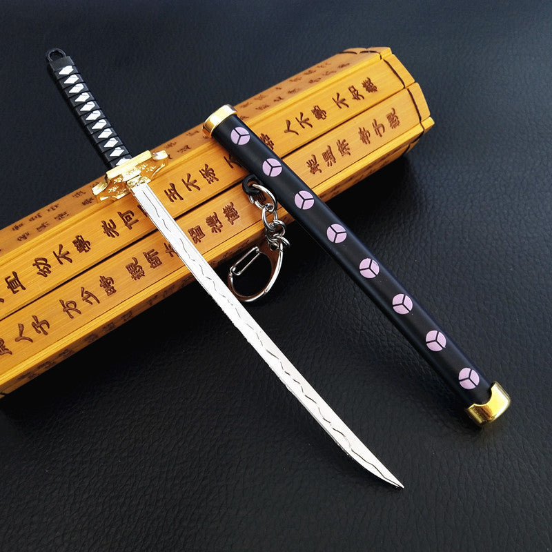 Cool Sword Model Alloy Keychain Pendant