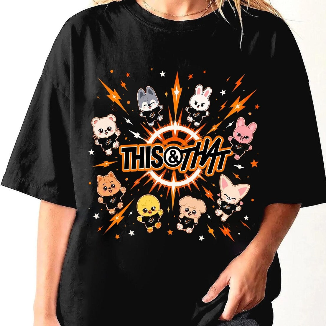 SKZ This & That Graphic Crewneck Tee