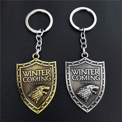 Stark Badge Logo  Keychain Pendant