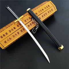 Cool Sword Model Alloy Keychain Pendant