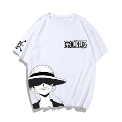 Unisex Luffy Casual Cotton Loose T-Shirt