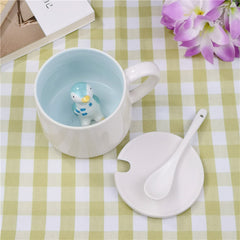 Cartoon Dog Panda Animal 3D Water Mug Gift Cup