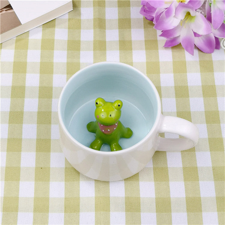 Cartoon Dog Panda Animal 3D Water Mug Gift Cup