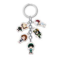 Cute Transparent Acrylic Keychain Pendant