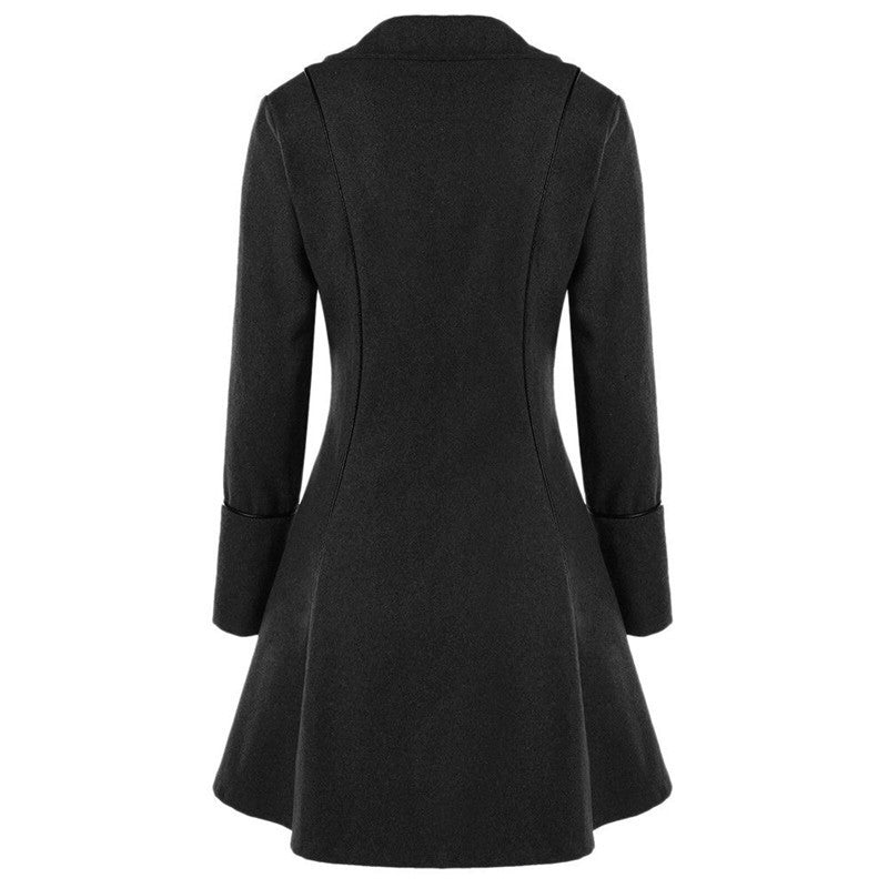 Women's Medieval Three-breasted Irregular Coat