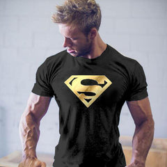 Men's Fitness Superman Sports T-shirt