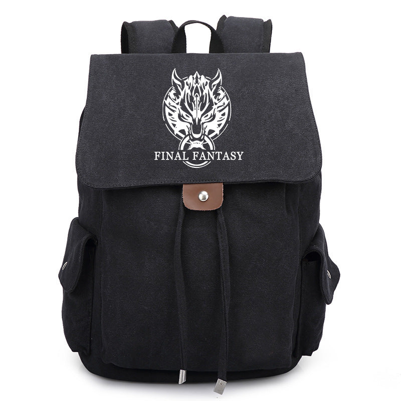 Trendy Game Canvas Backpack