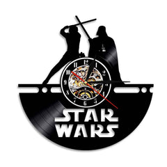 SW Silhouette Vinyl Record Wall Clock