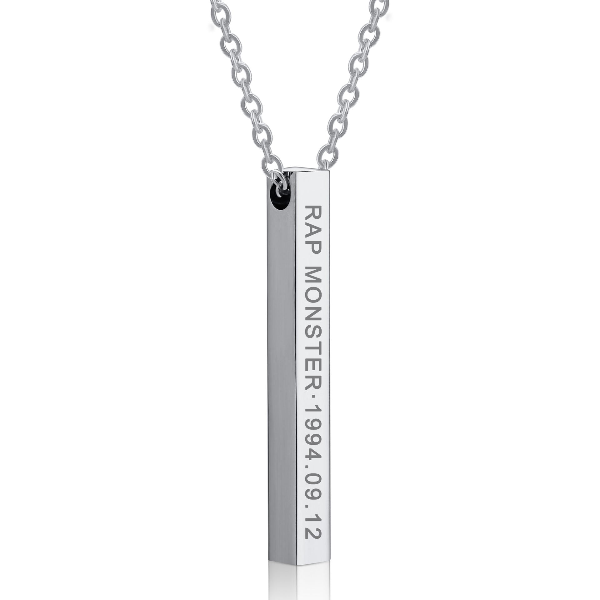 Chic Kpop Letter Titanium Steel Necklace