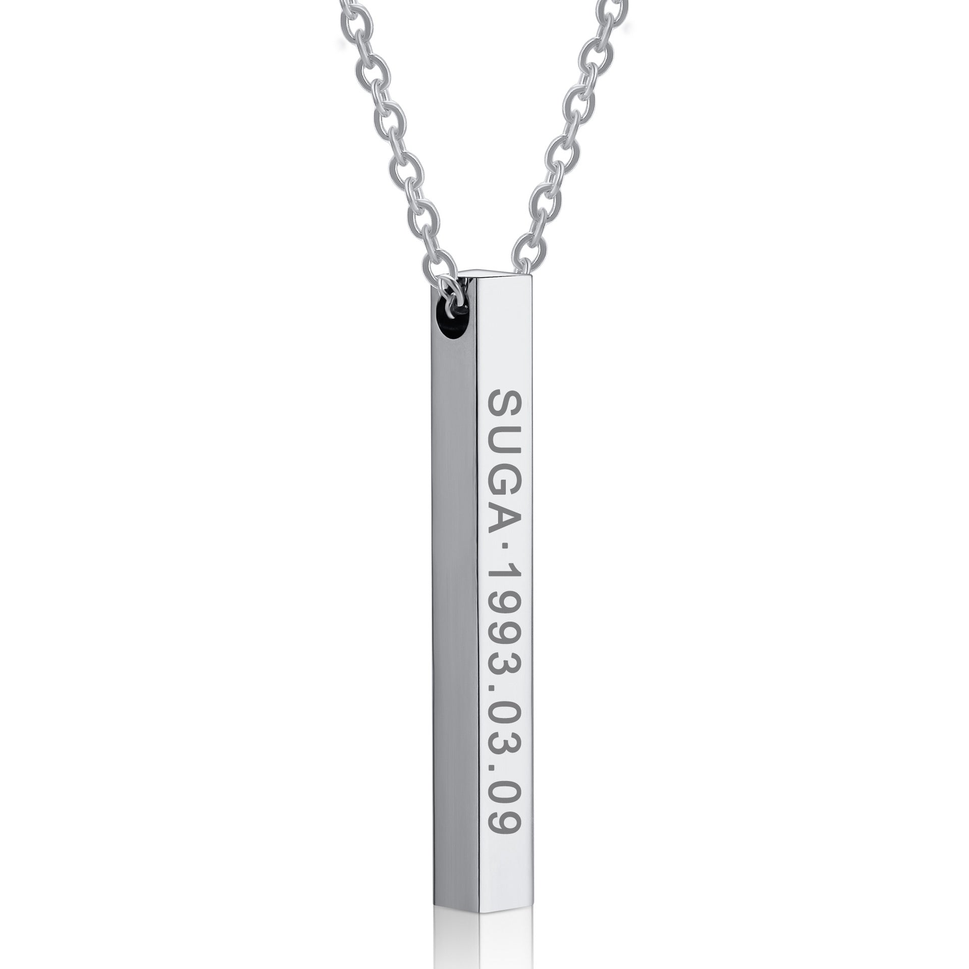 Chic Kpop Letter Titanium Steel Necklace