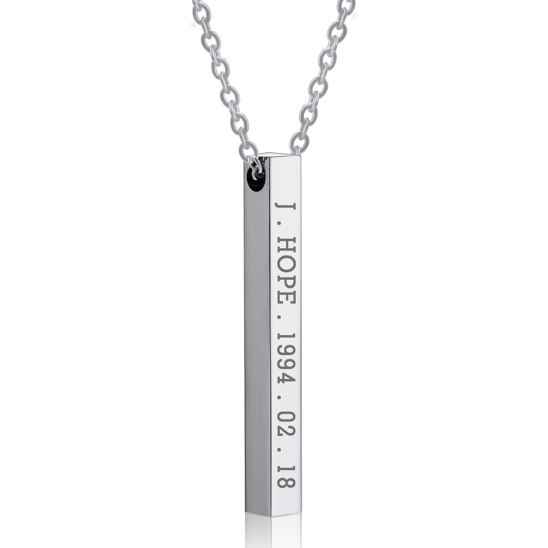 Chic Kpop Letter Titanium Steel Necklace