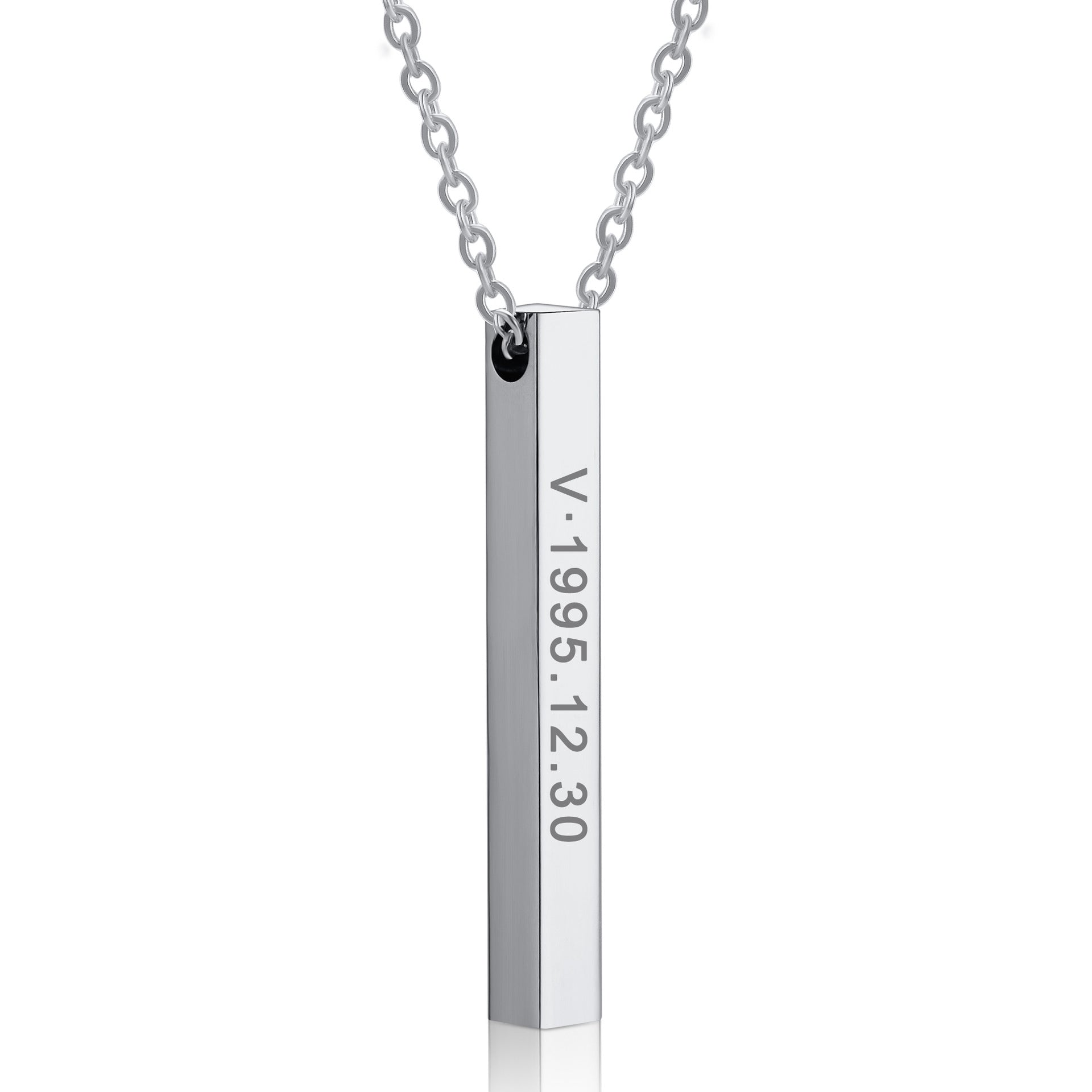 Chic Kpop Letter Titanium Steel Necklace