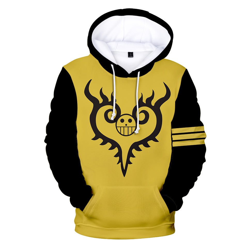 Unisex Anime Digital Print Cosplay Hoodie