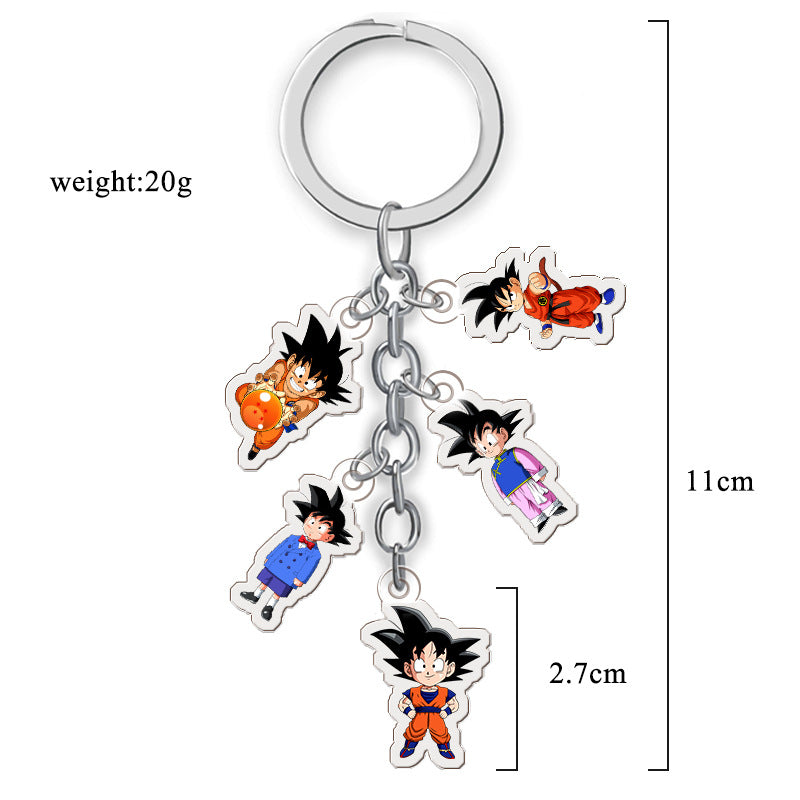 Cute Anime Double-sided Acrylic Keychain