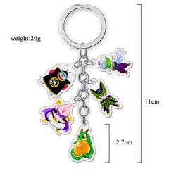 Cute Anime Double-sided Acrylic Keychain