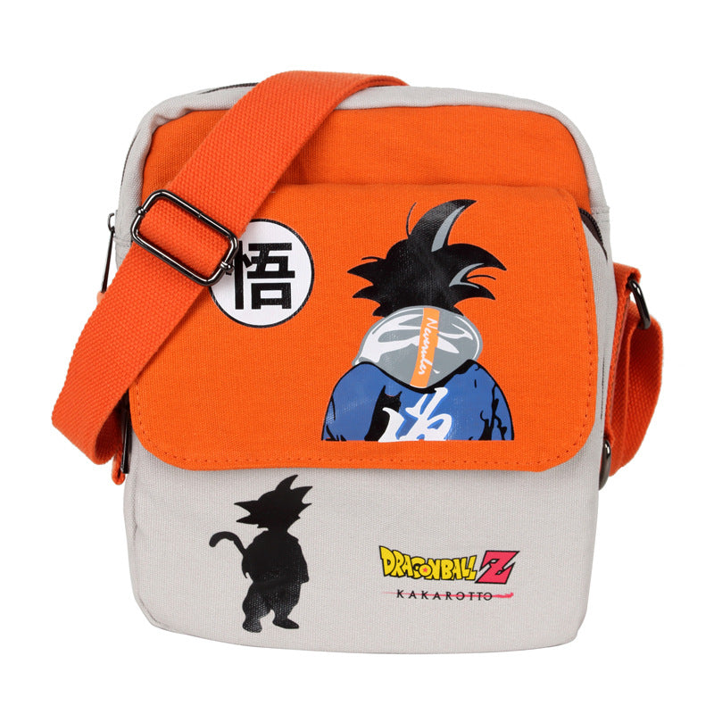 Casual Anime Logo Shoulder Bag