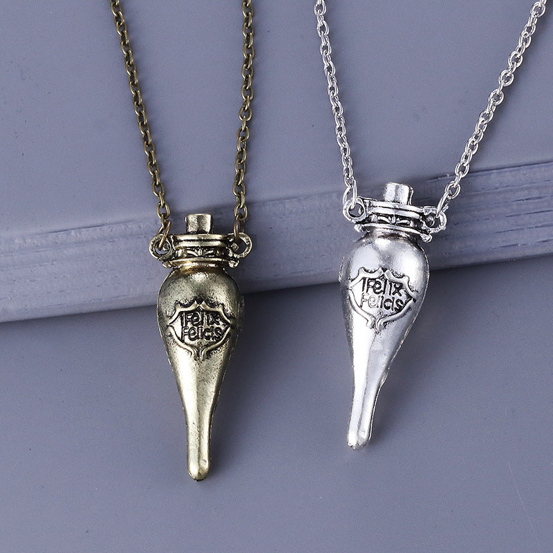 Harry Small Medicine Bottle Pendant Necklace