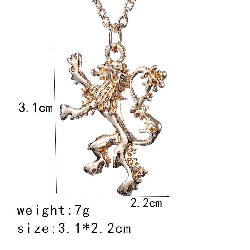 Lannister Lion Necklace