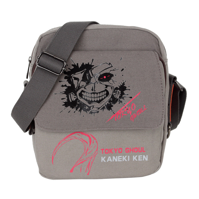 Casual Anime Logo Shoulder Bag