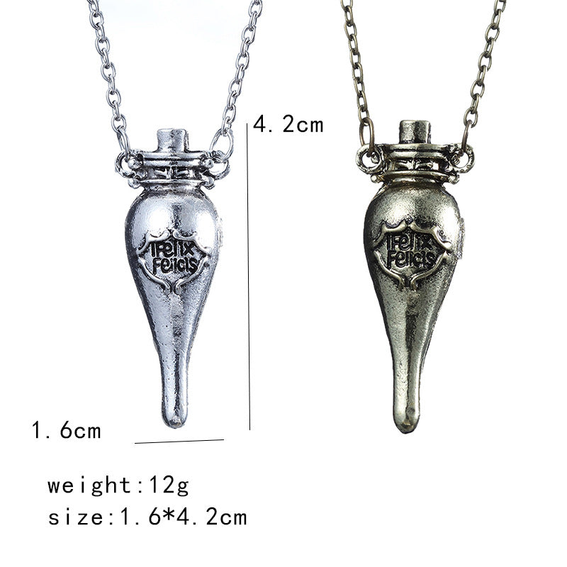 Harry Small Medicine Bottle Pendant Necklace