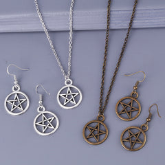 Retro Pentagram Necklace