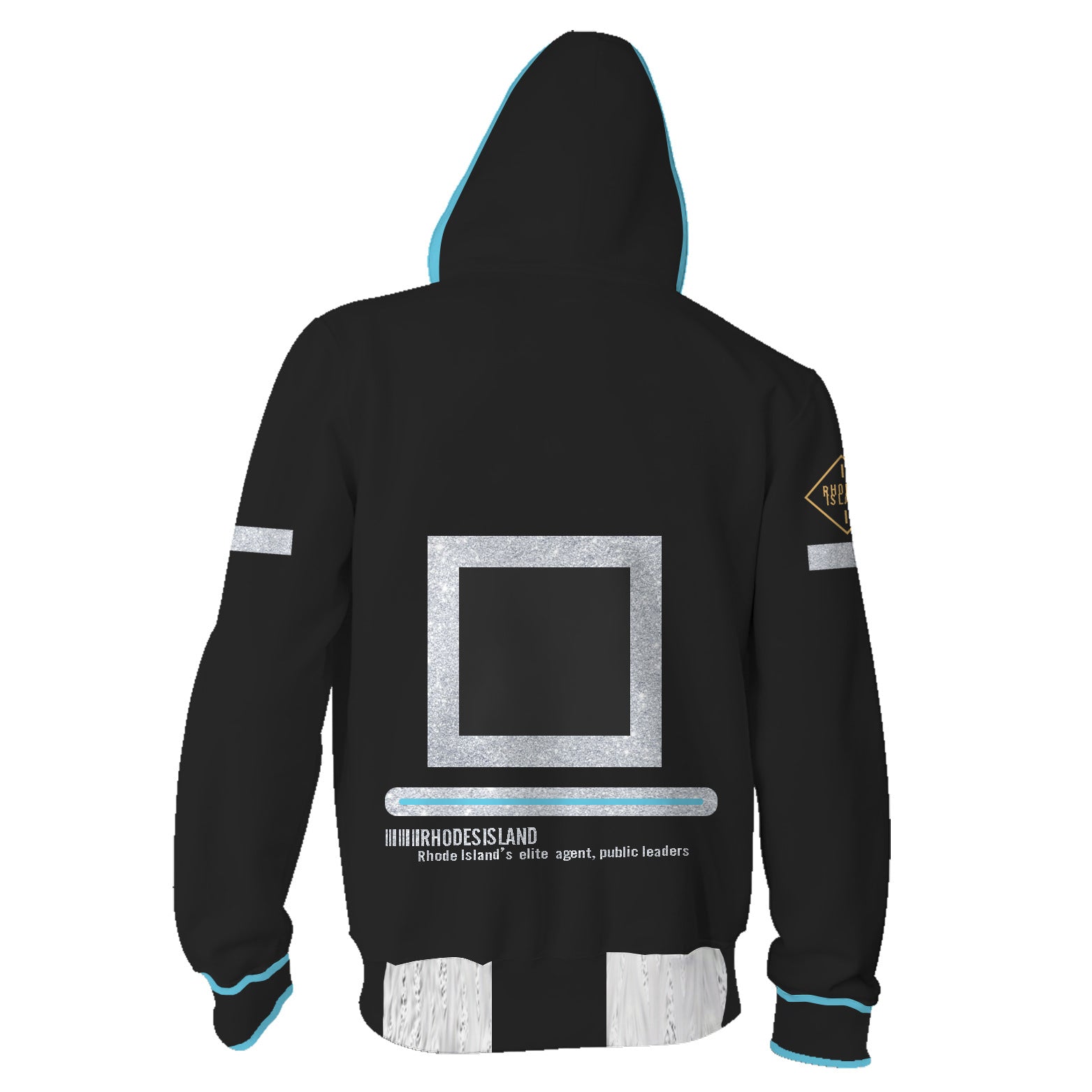 Game 3D Printed Zipper Cosplay Sports Hoodie