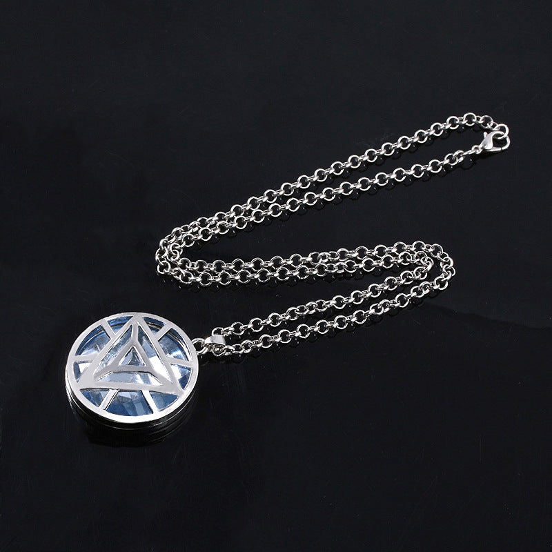 Tony Stark Arc Reactor Necklace