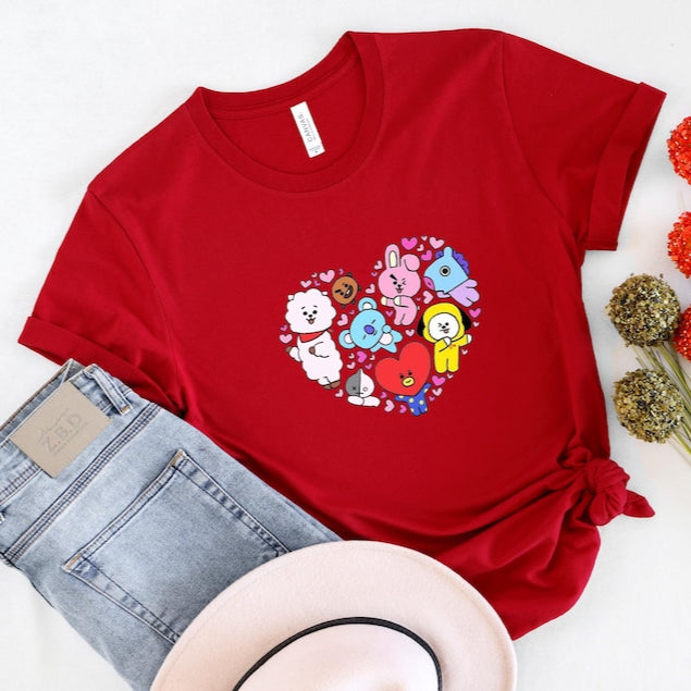 Bangtan Army Heart T-shirt